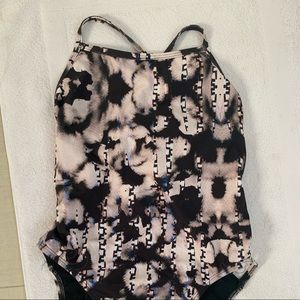 JOLYN Gavin onesie in matrix print one piece suit